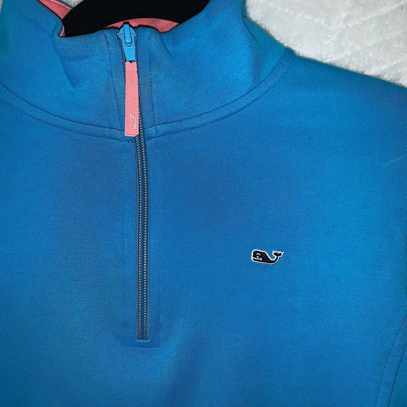Vineyard Vines Men's 1/4 Zip Jersey Sweater - Picture 3 of 5